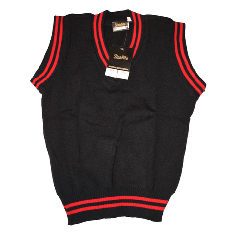 Black & Red Pullover