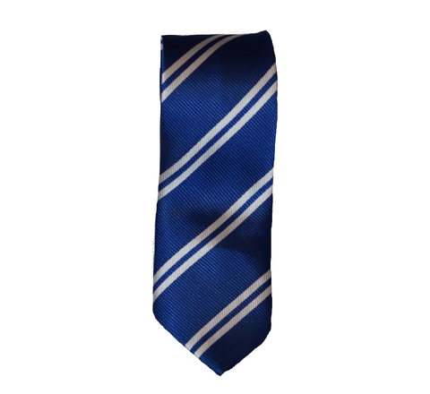 Royal Blue & White Tie