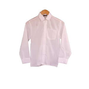 School Shirt – White (Long Sleeve)