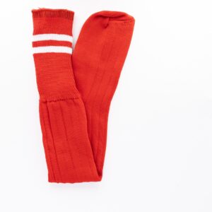 School Socks - Red & White