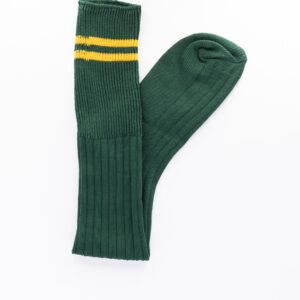School Socks - Green & Gold