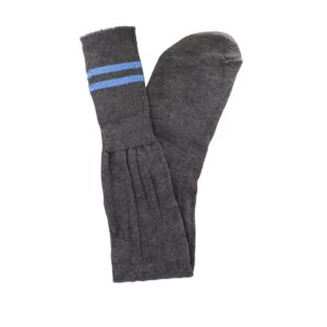 School Socks - Grey & Sky