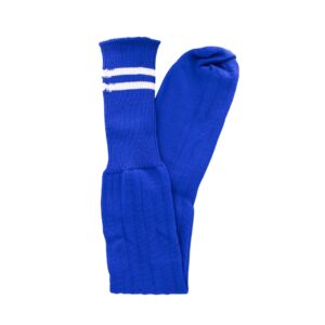 School Socks - Royal Blue & White