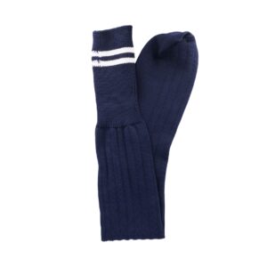 School Socks - Navy & White