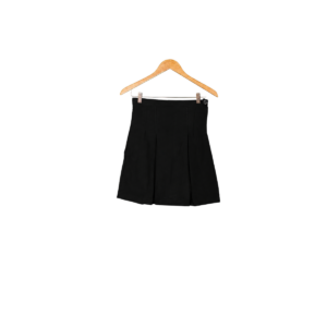 Pleated School Skirt – Black