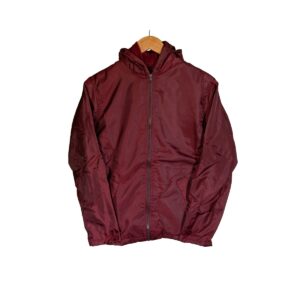 Boys Maroon Hooded Jacket