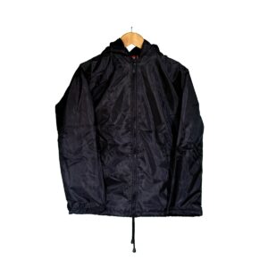 Boys Black Hooded Jacket